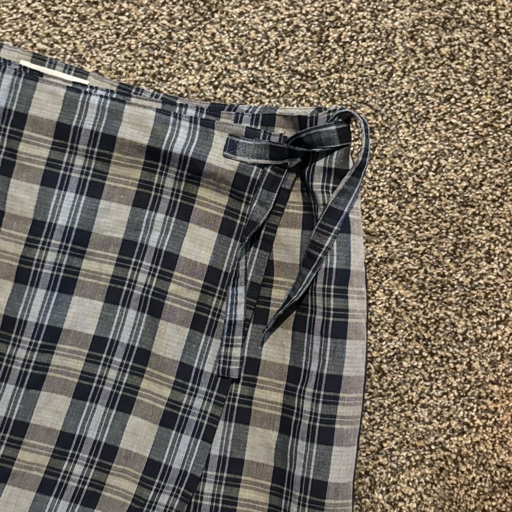 Talbots ~Plaid Wrap Mini Skirt Women’s Size 10 - Picture 3 of 8